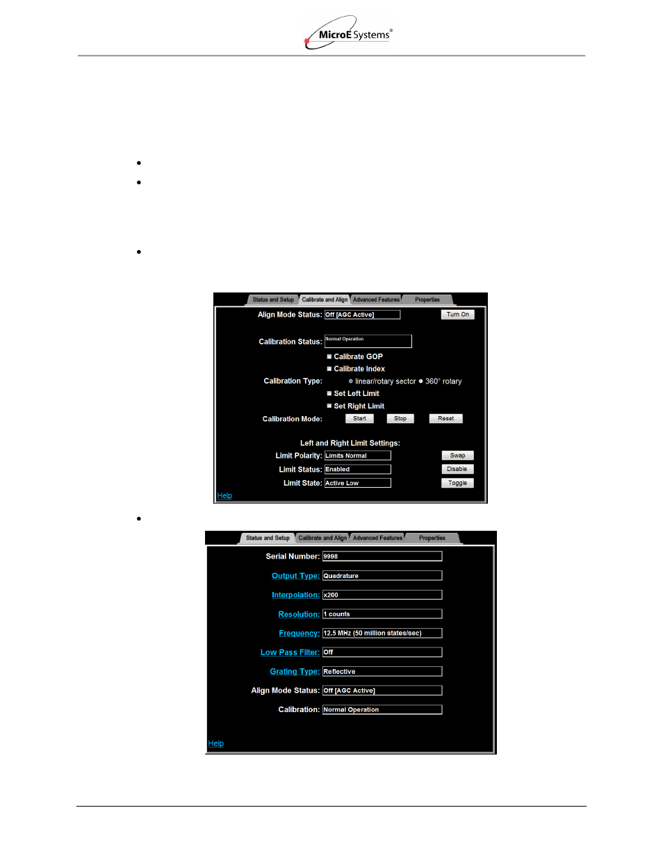 2 sensor calibration, Sensor calibration | MicroE Mercury II 6000 User Manual | Page 12 / 73