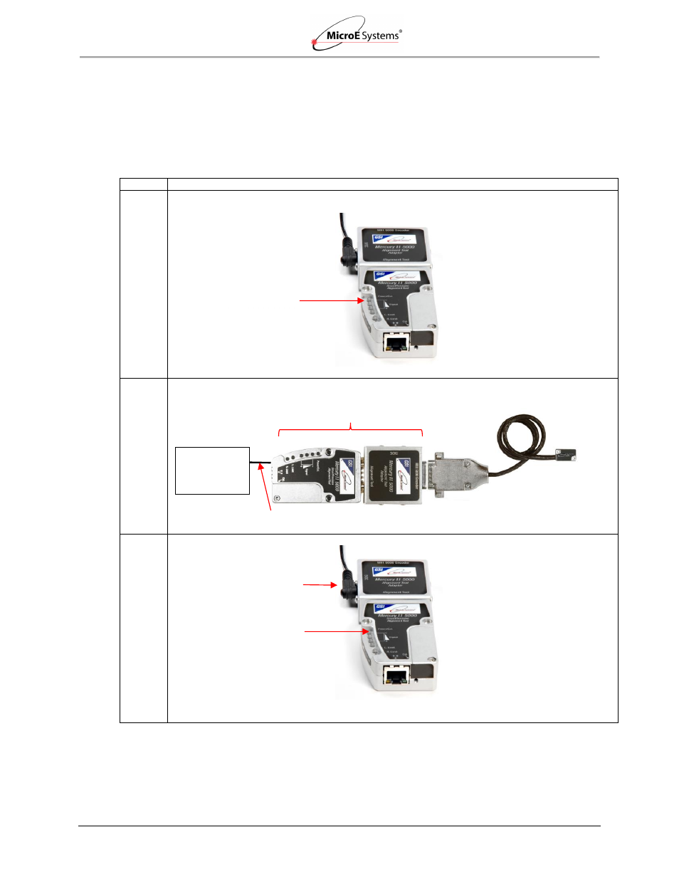 2 using the software, 1 connect the alignment tool and encoder, Using the software | Connect the alignment tool and encoder, Section, Alignment tool | MicroE Mercury II 6000 User Manual | Page 15 / 73