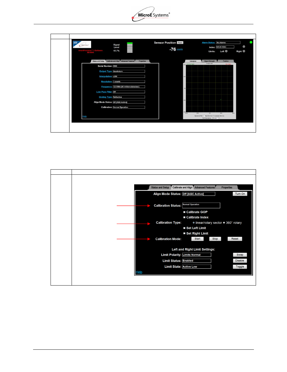 3 sensor alignment and calibration, Sensor alignment and calibration | MicroE Mercury II 6000 User Manual | Page 17 / 73