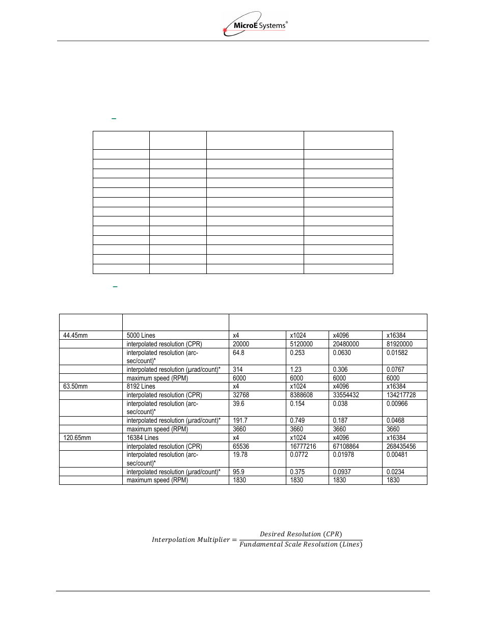 MicroE Mercury II 6000 User Manual | Page 25 / 73