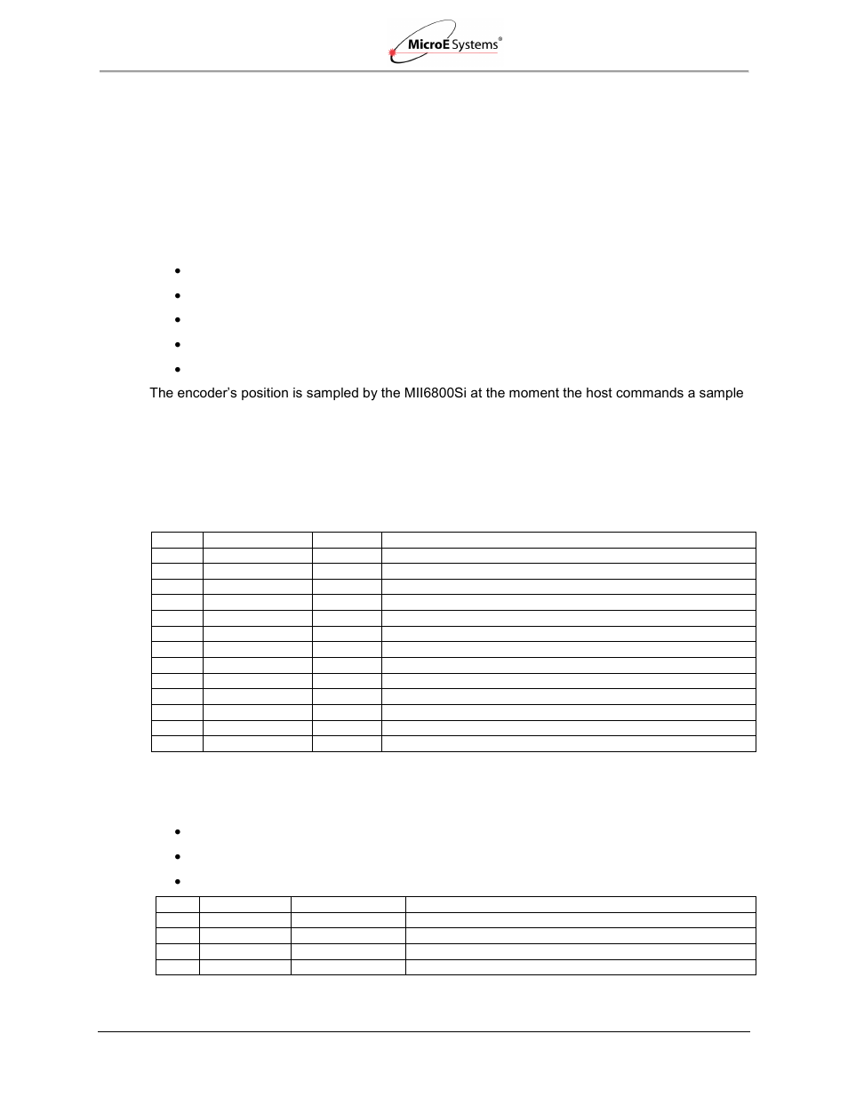 5 serial interface specifications, Serial interface specifications | MicroE Mercury II 6000 User Manual | Page 31 / 73