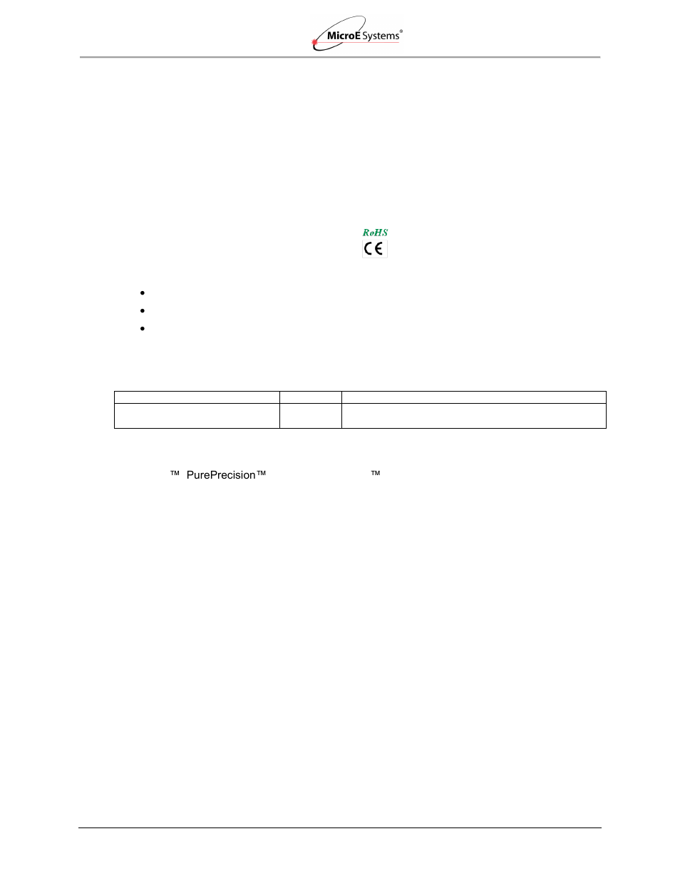 4 patents, 5 standards compliance, 6 related documentation | 7 manual revisions, 8 trademarks, Patents, Standards compliance, Related documentation, Manual revisions, Trademarks | MicroE Mercury II 6000 User Manual | Page 4 / 73