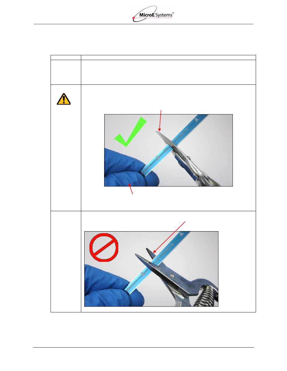 2 cut the tape scale, Cut the tape scale | MicroE Mercury II 5000 User Manual | Page 49 / 70