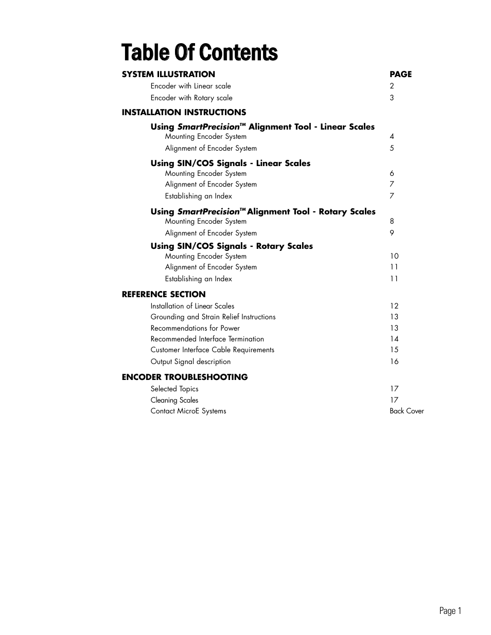 MicroE 1500H Mercury User Manual | Page 3 / 20