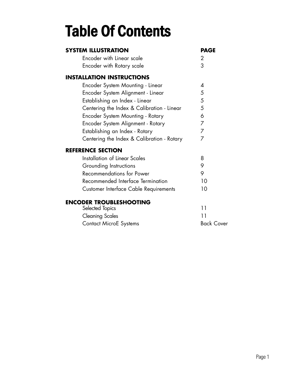 MicroE 1000 Mercury User Manual | Page 3 / 14