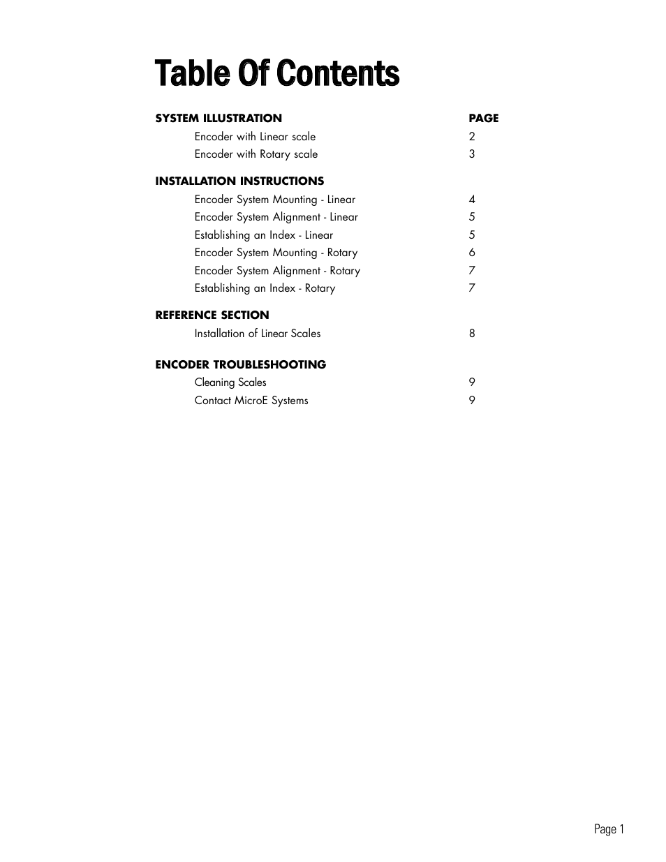 MicroE 1200 Mercury User Manual | Page 3 / 11