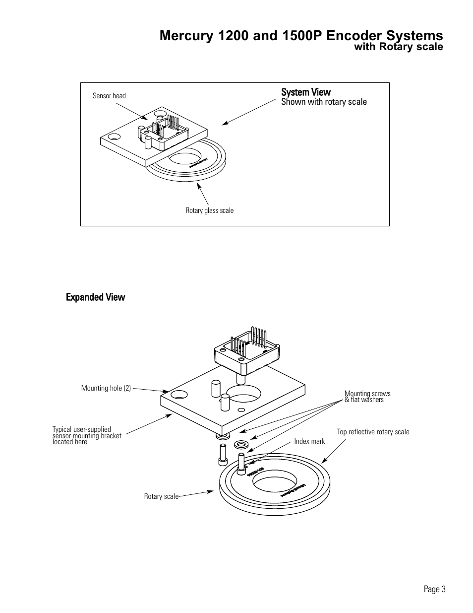 Rotary encoder system diagram | MicroE 1200 Mercury User Manual | Page 5 / 11