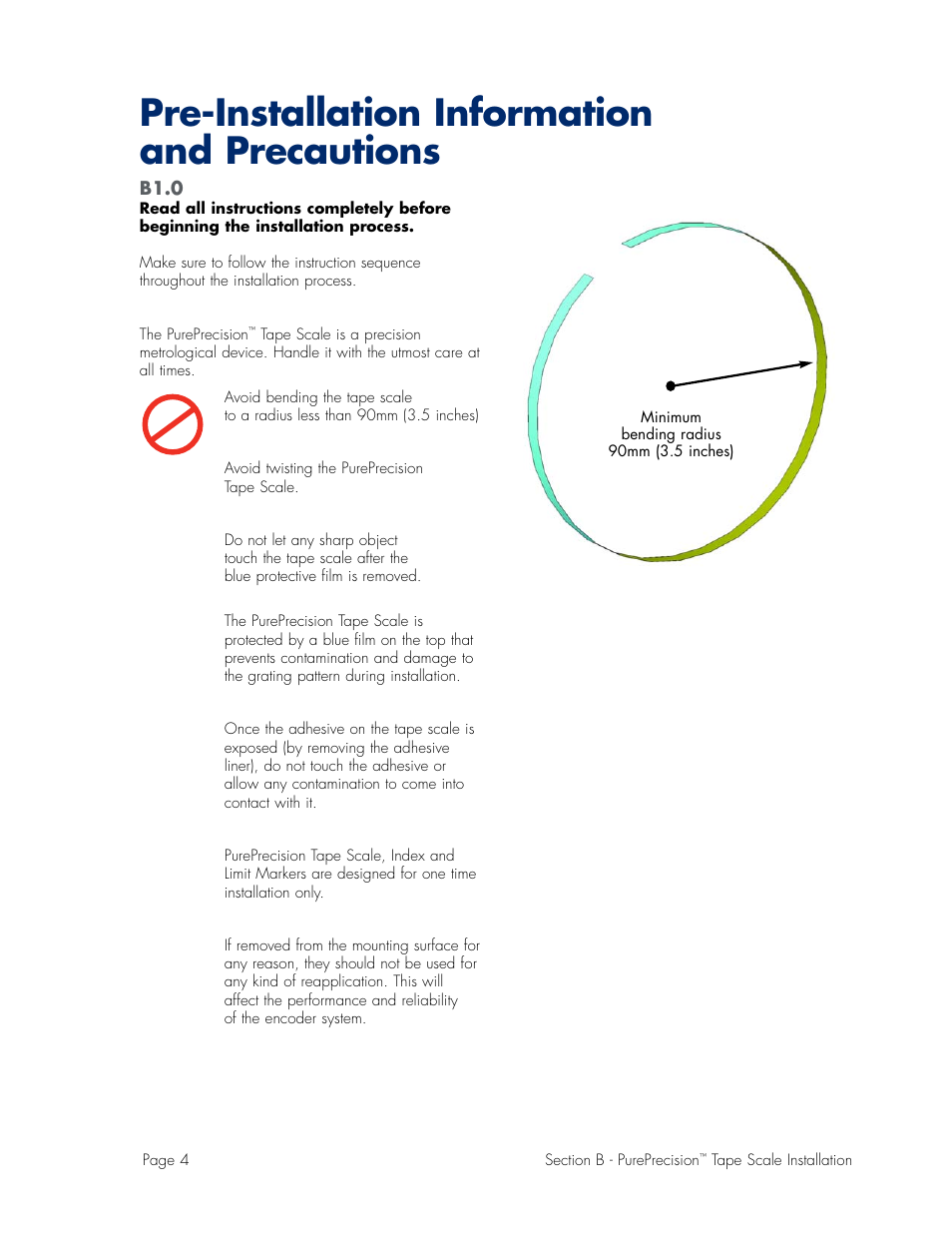 Pre-installation precautions-1, Pre-installation information and precautions | MicroE Mercury II 6000V User Manual | Page 26 / 67