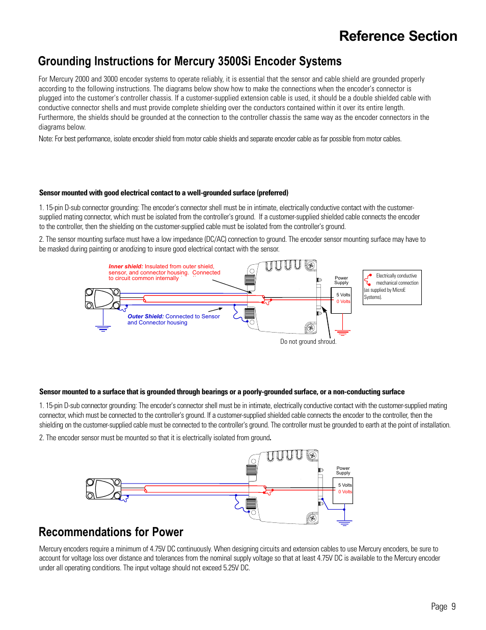 Page 9 | MicroE 3500Si Mercury User Manual | Page 11 / 21