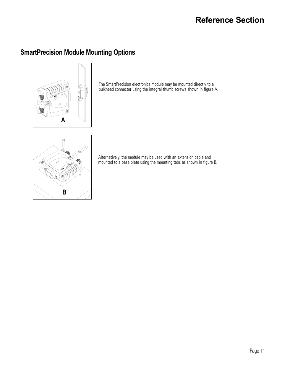 Reference: smartprecision module mounting options | MicroE 3500Si Mercury User Manual | Page 13 / 21