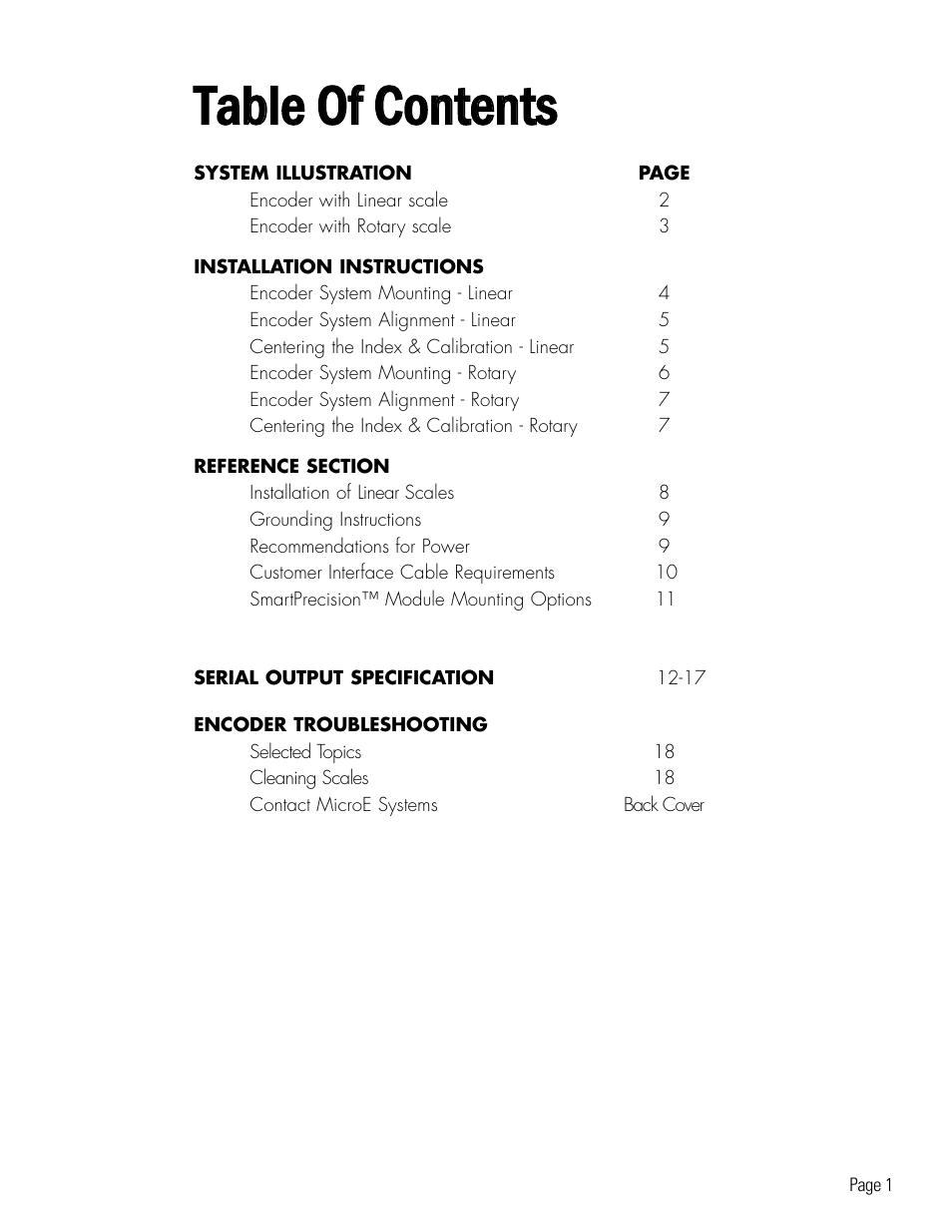 MicroE 3500Si Mercury User Manual | Page 3 / 21