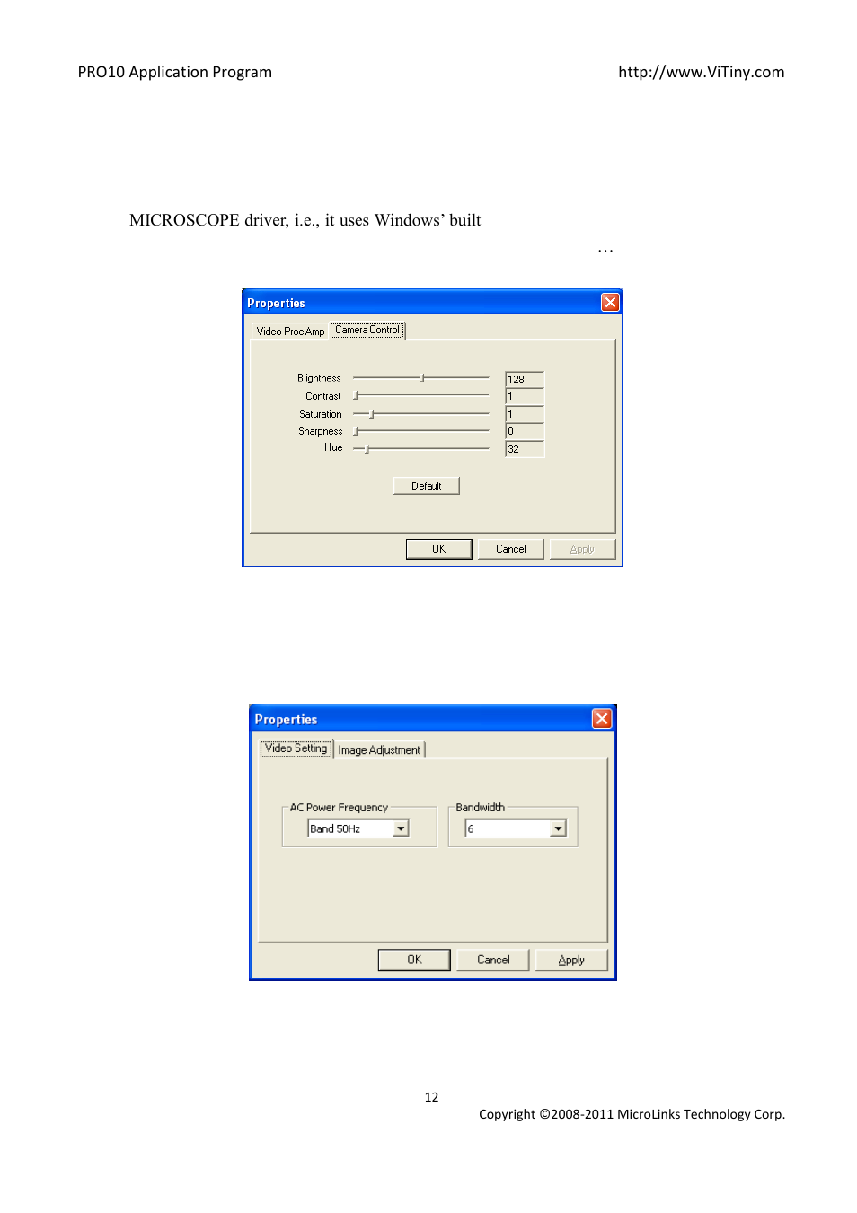 Video format source, Video compressor | MicroLinks PRO10 - user manual User Manual | Page 12 / 62