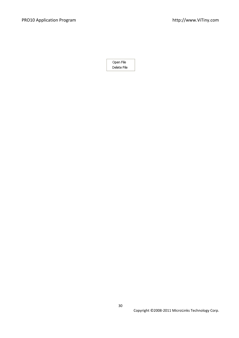 Quick click, 3 quick click | MicroLinks PRO10 - user manual User Manual | Page 30 / 62
