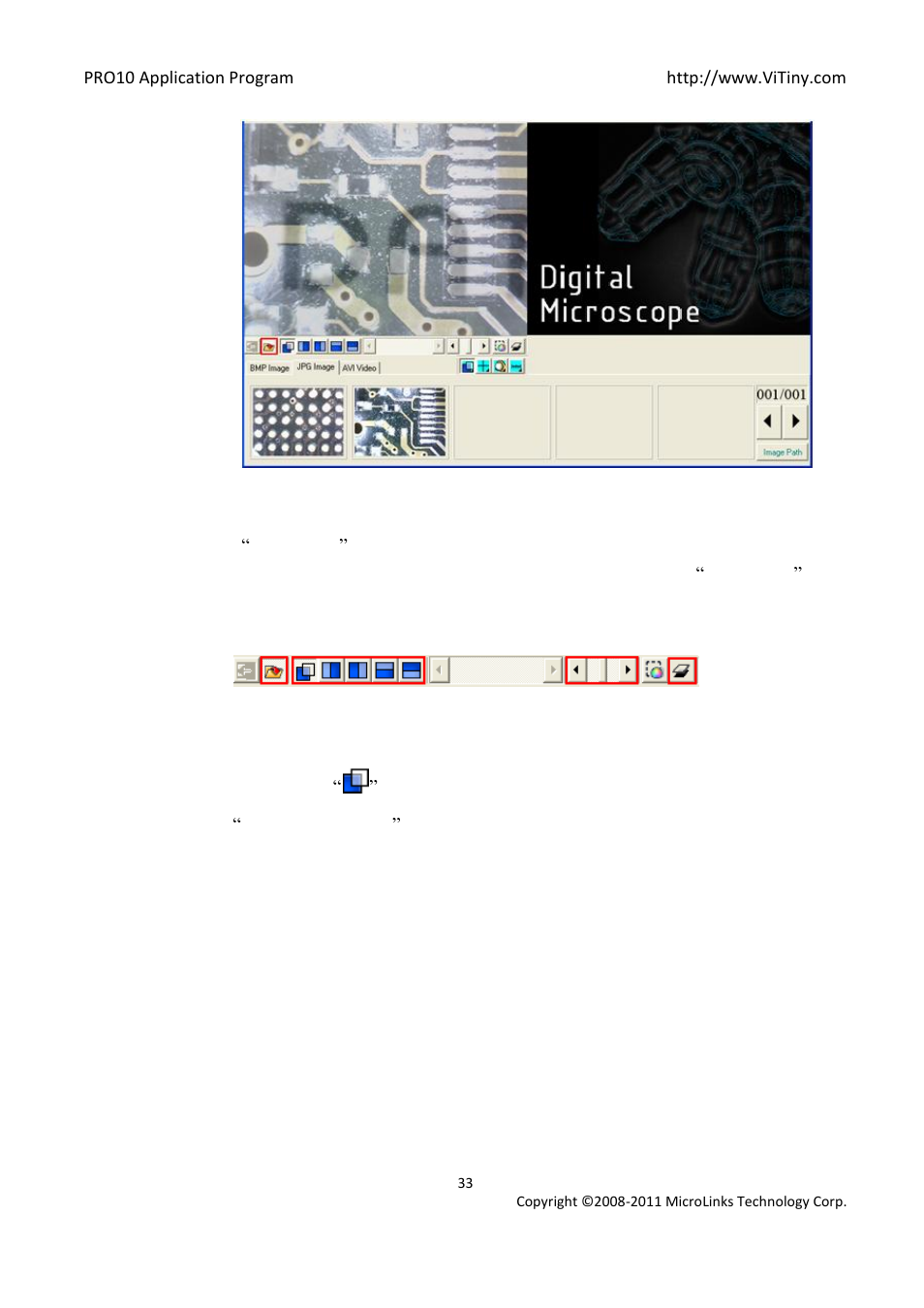 Overlap comparison | MicroLinks PRO10 - user manual User Manual | Page 33 / 62