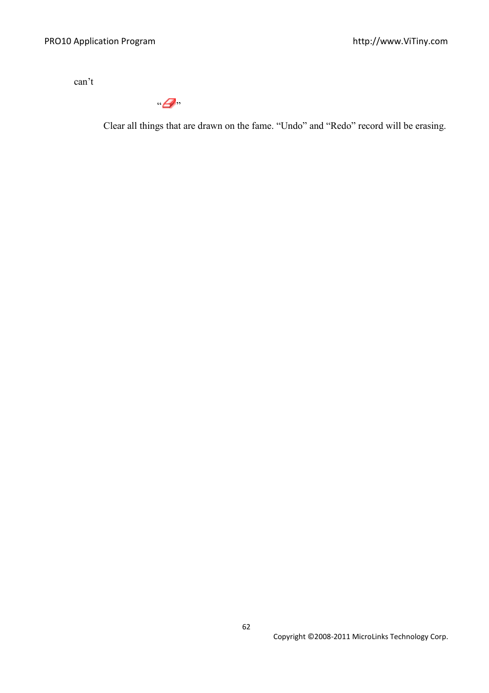 Clear border | MicroLinks PRO10 - user manual User Manual | Page 62 / 62