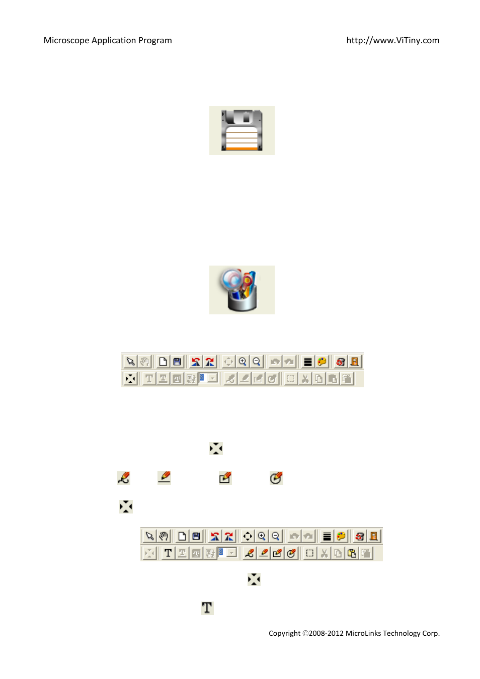 Save image, Edit the picture / diverge from editor's picture, Edit picture | MicroLinks VT300 - user manual User Manual | Page 20 / 63