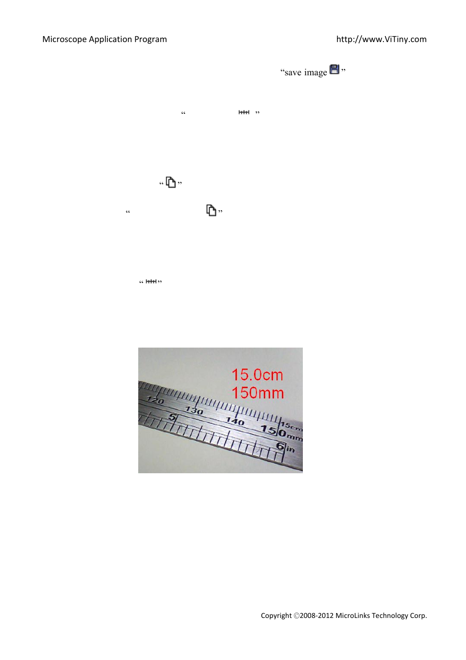 Copy to clipboard, Scale setting | MicroLinks VT300 - user manual User Manual | Page 44 / 63