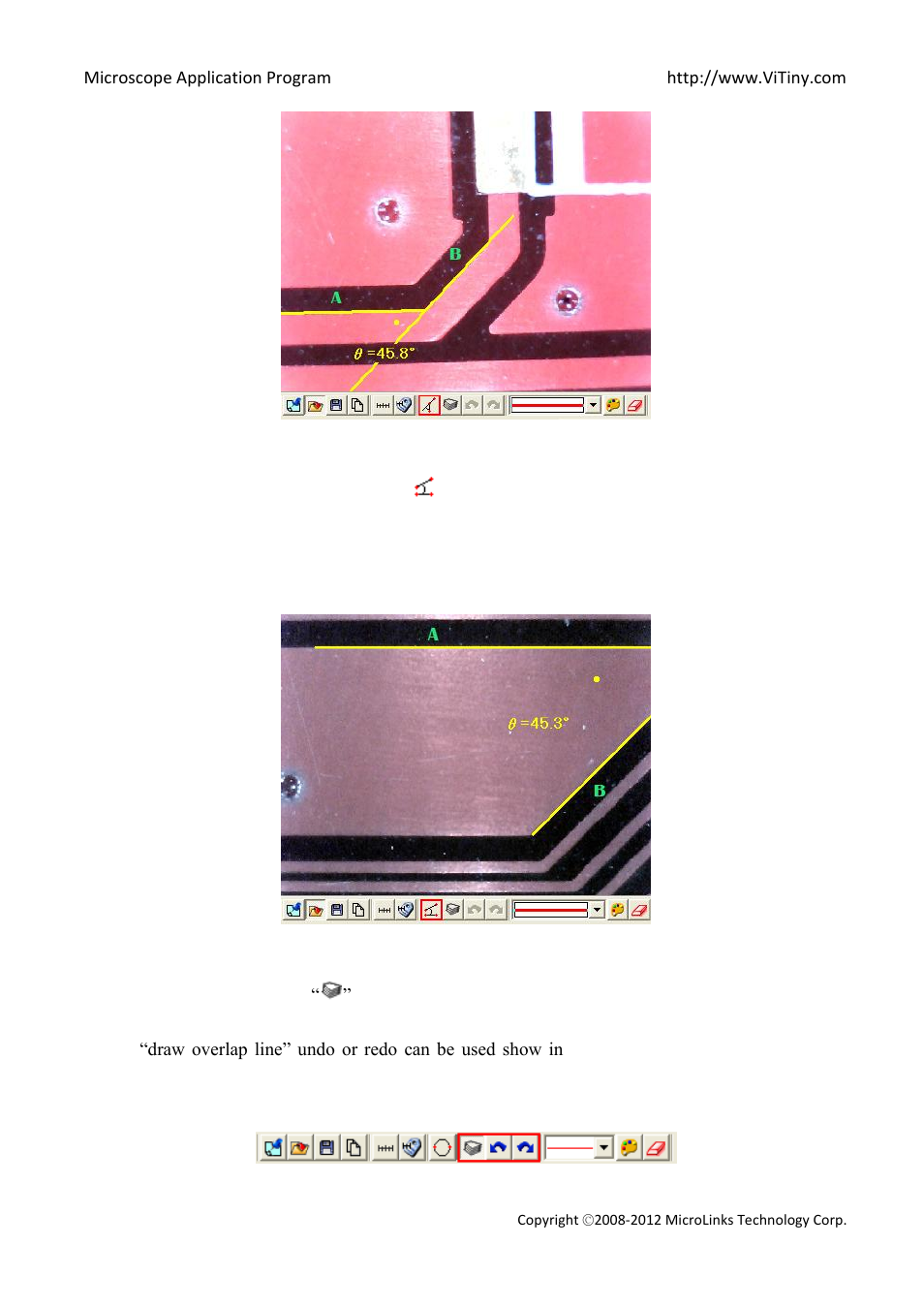 Draw overlap line | MicroLinks VT300 - user manual User Manual | Page 62 / 63