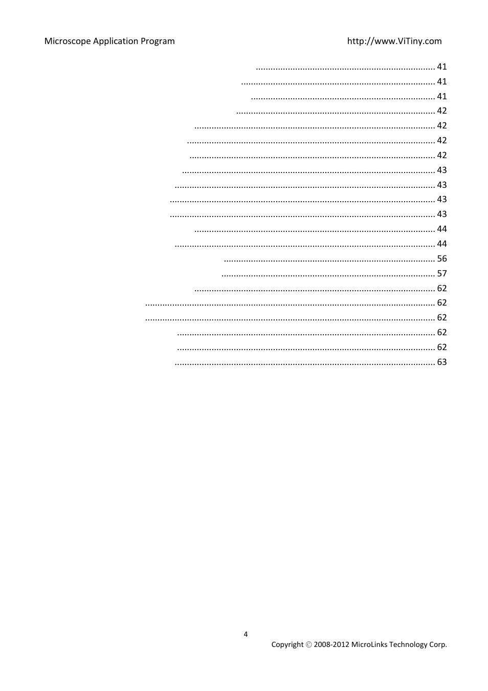 MicroLinks UM02 - user manual User Manual | Page 4 / 63
