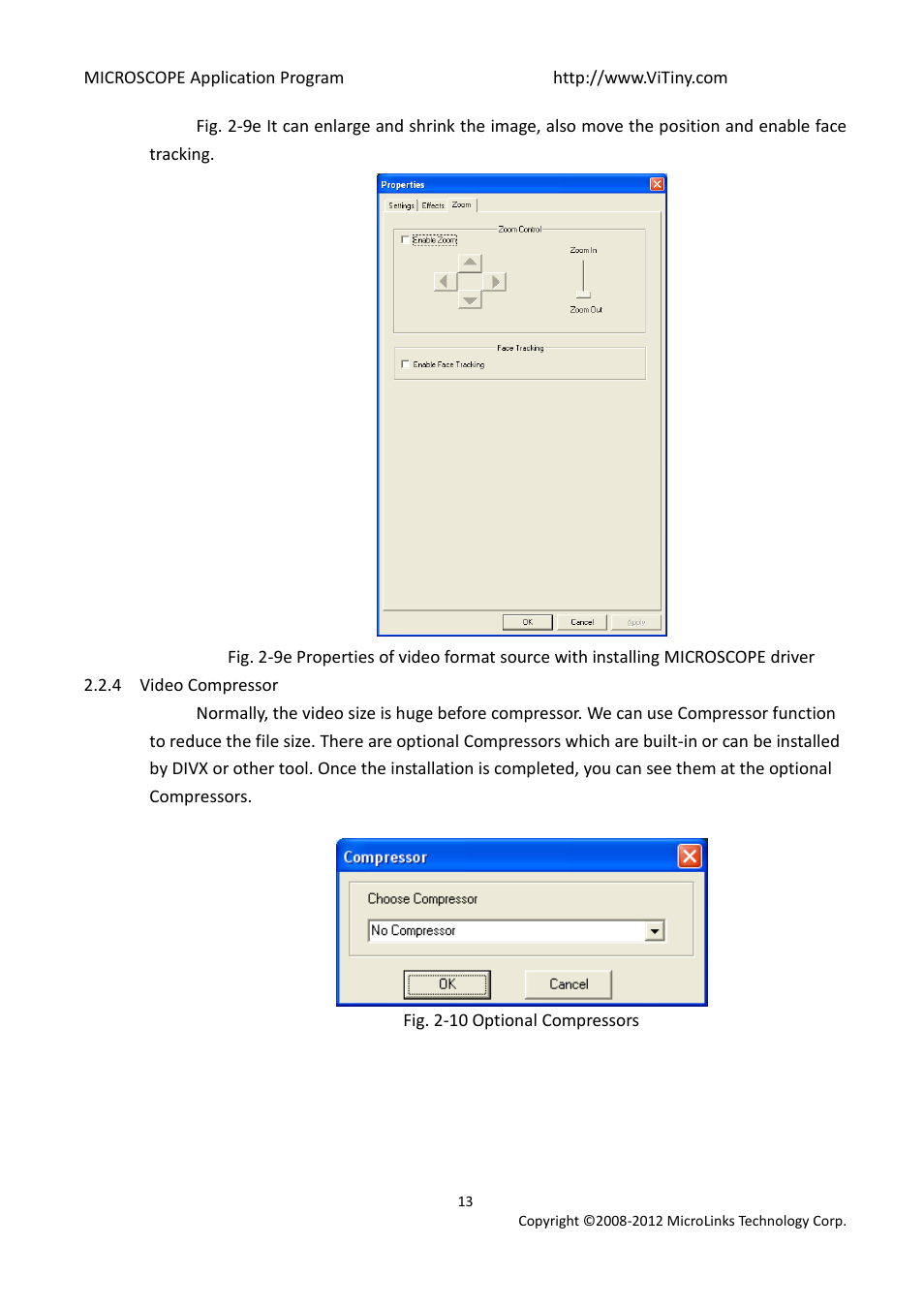 Video compressor | MicroLinks UM03 - user manual User Manual | Page 13 / 34