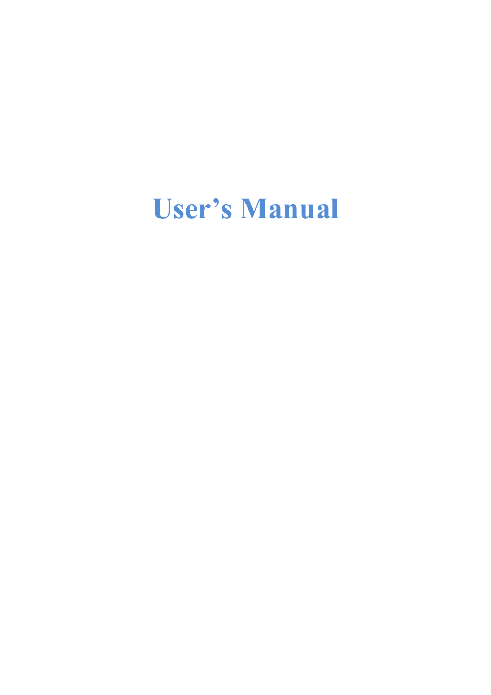 MicroLinks UM05 - user manual User Manual | 72 pages
