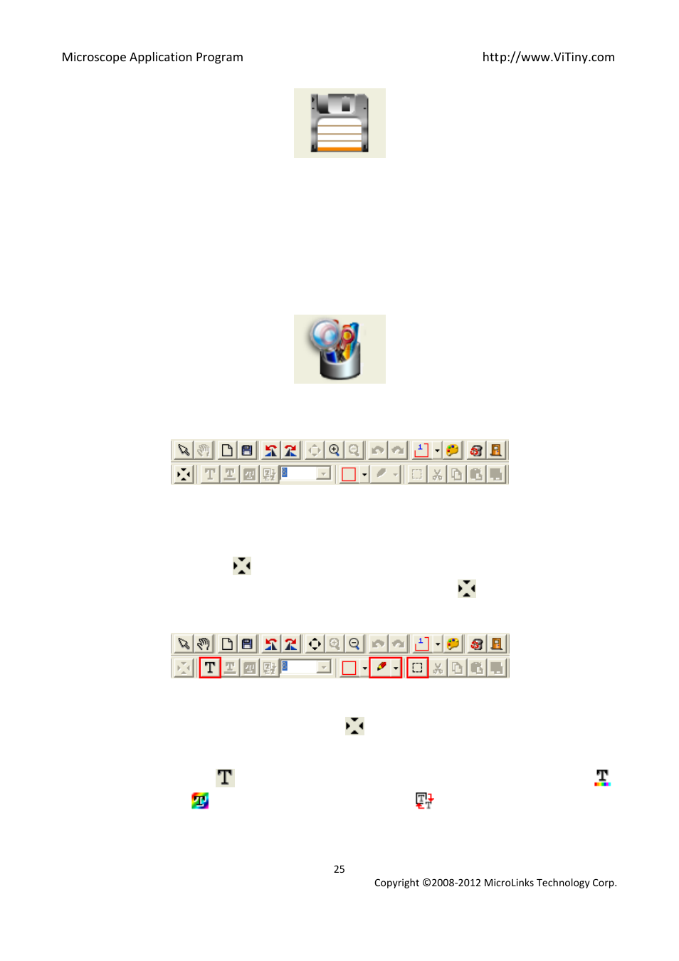 Edit the picture / exit editor's picture, Edit picture | MicroLinks UM05 - user manual User Manual | Page 25 / 72