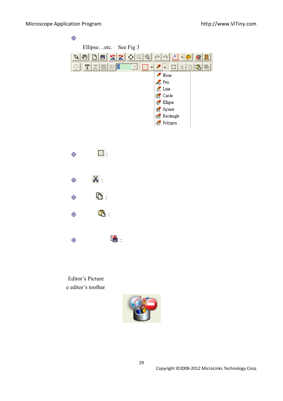 Exit editor’s picture | MicroLinks UM05 - user manual User Manual | Page 29 / 72