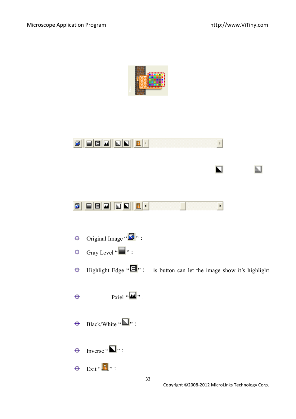 Image editor | MicroLinks UM05 - user manual User Manual | Page 33 / 72