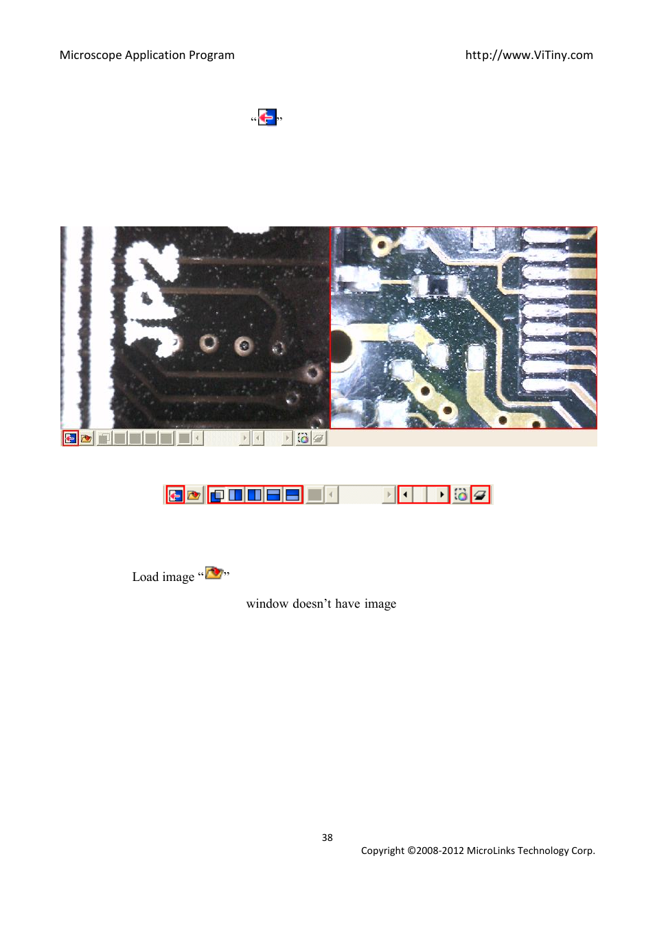 Load right side image, Load image | MicroLinks UM05 - user manual User Manual | Page 38 / 72