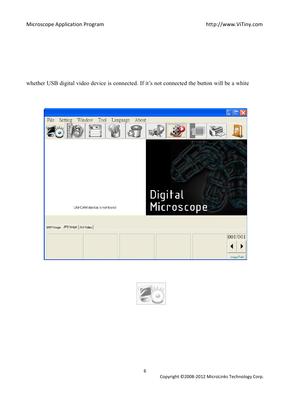 Application program interface introduction | MicroLinks UM05 - user manual User Manual | Page 6 / 72