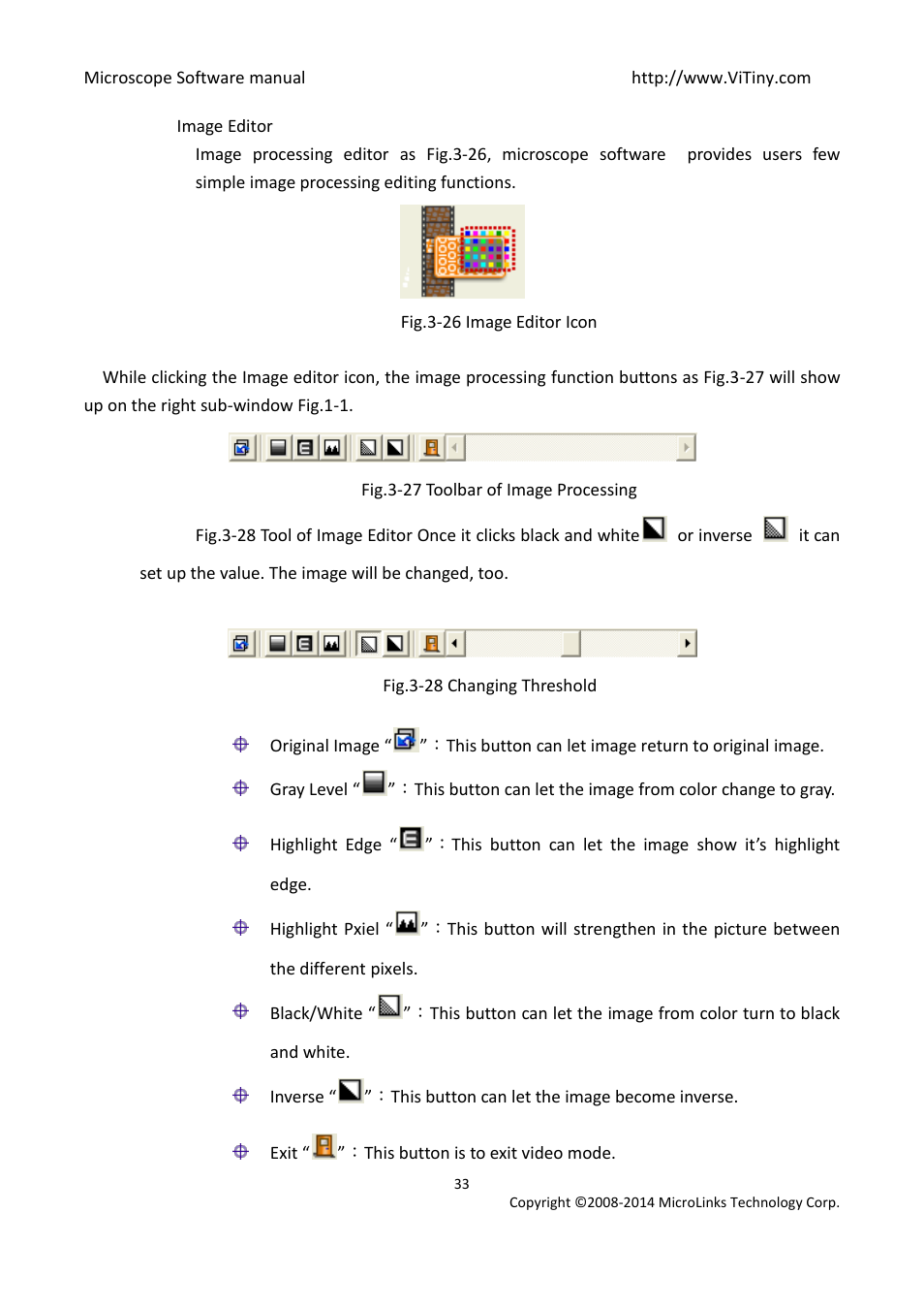 Image editor | MicroLinks UM12 - user manual User Manual | Page 33 / 74