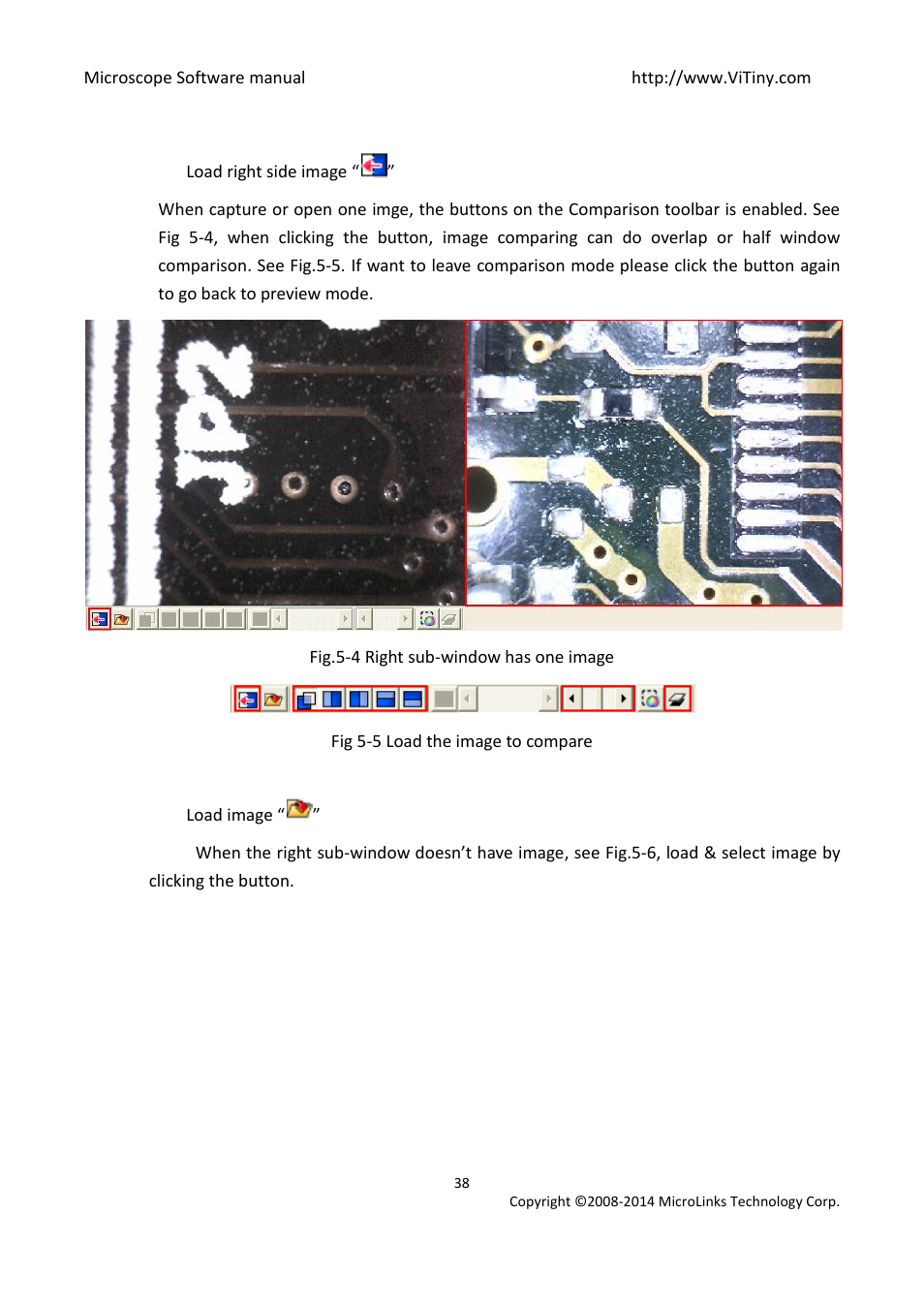 Load right side image, Load image | MicroLinks UM12 - user manual User Manual | Page 38 / 74