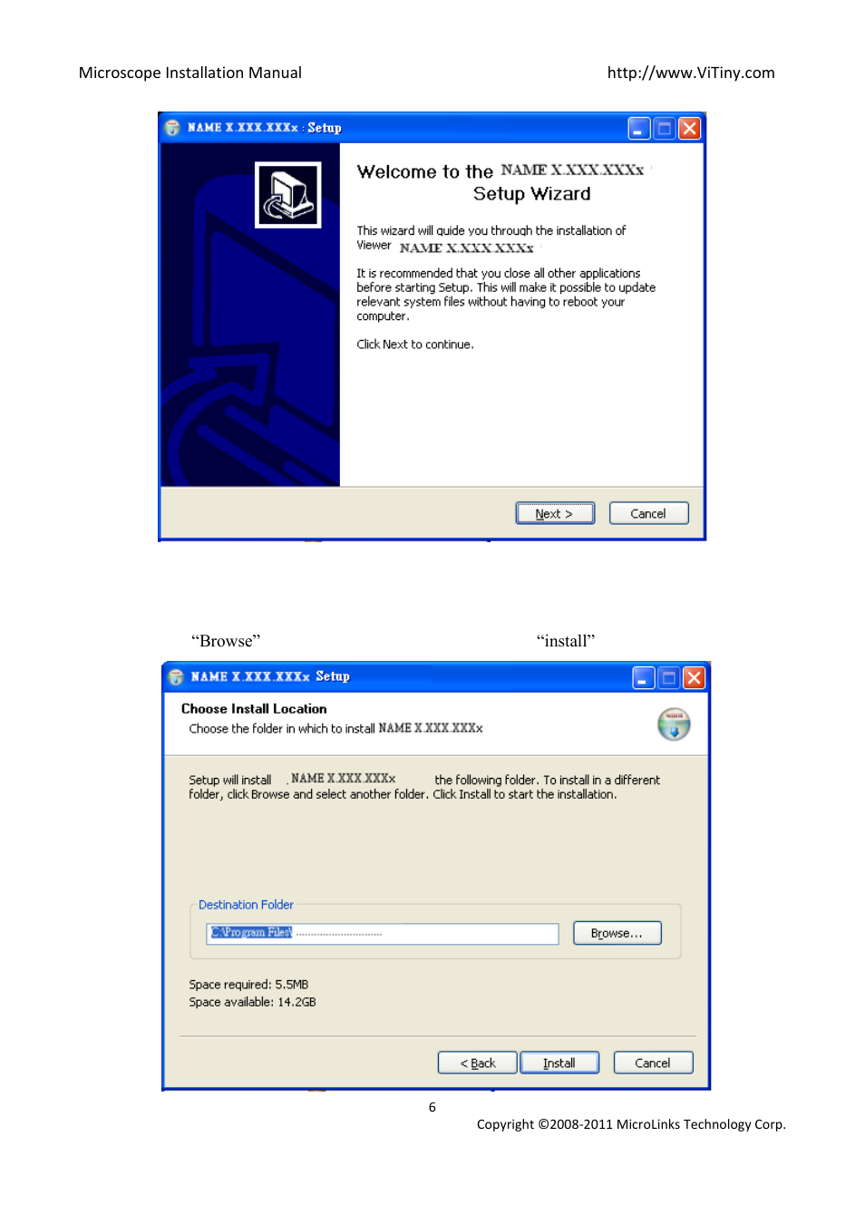 Choose installation route | MicroLinks PRO10 - install manual User Manual | Page 6 / 16
