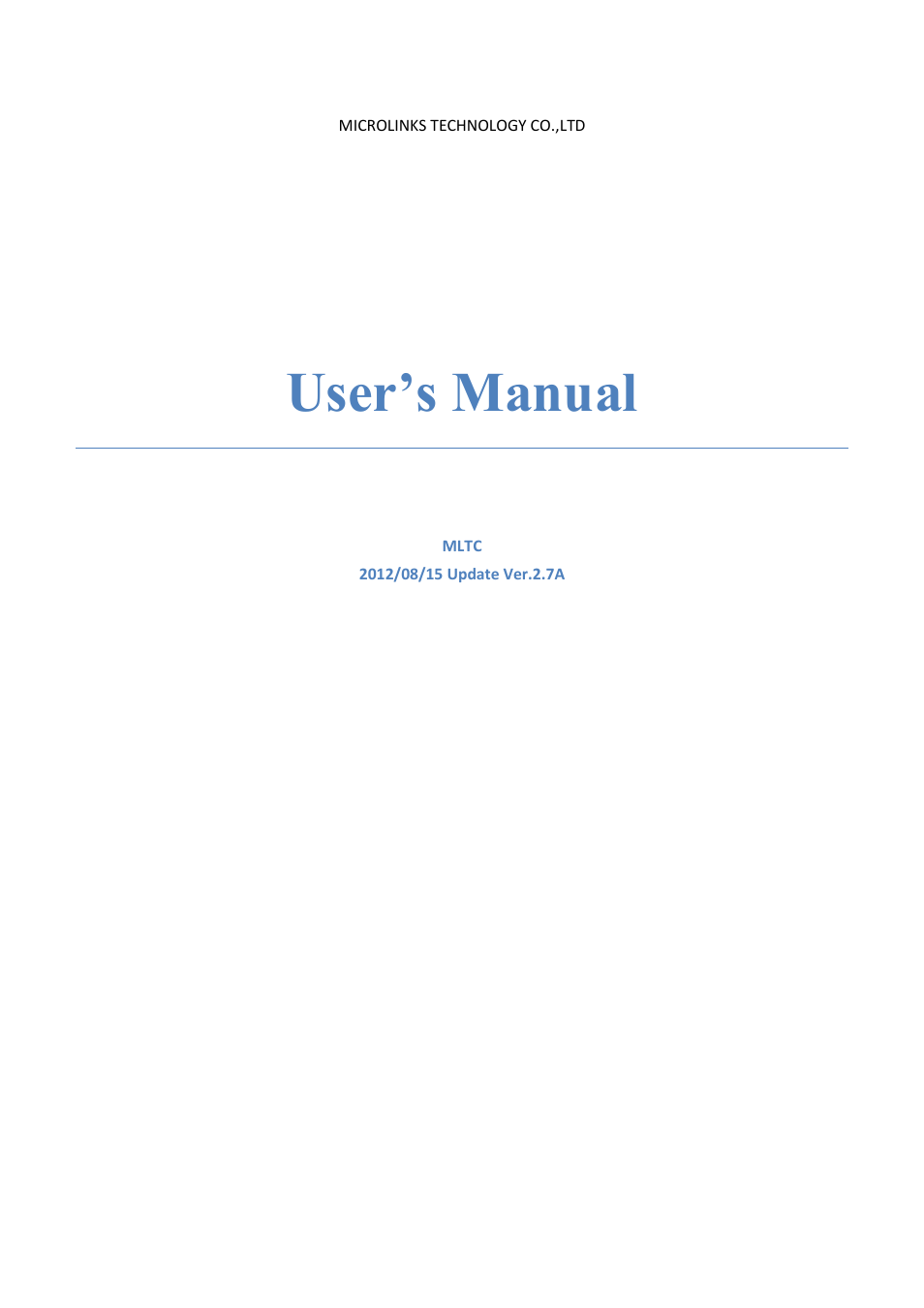 MicroLinks UM05 - install manual User Manual | 8 pages