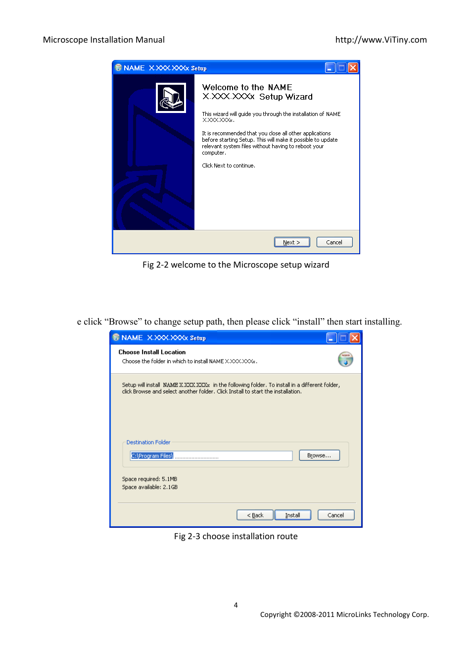 Choose installation route | MicroLinks UM05 - install manual User Manual | Page 4 / 8