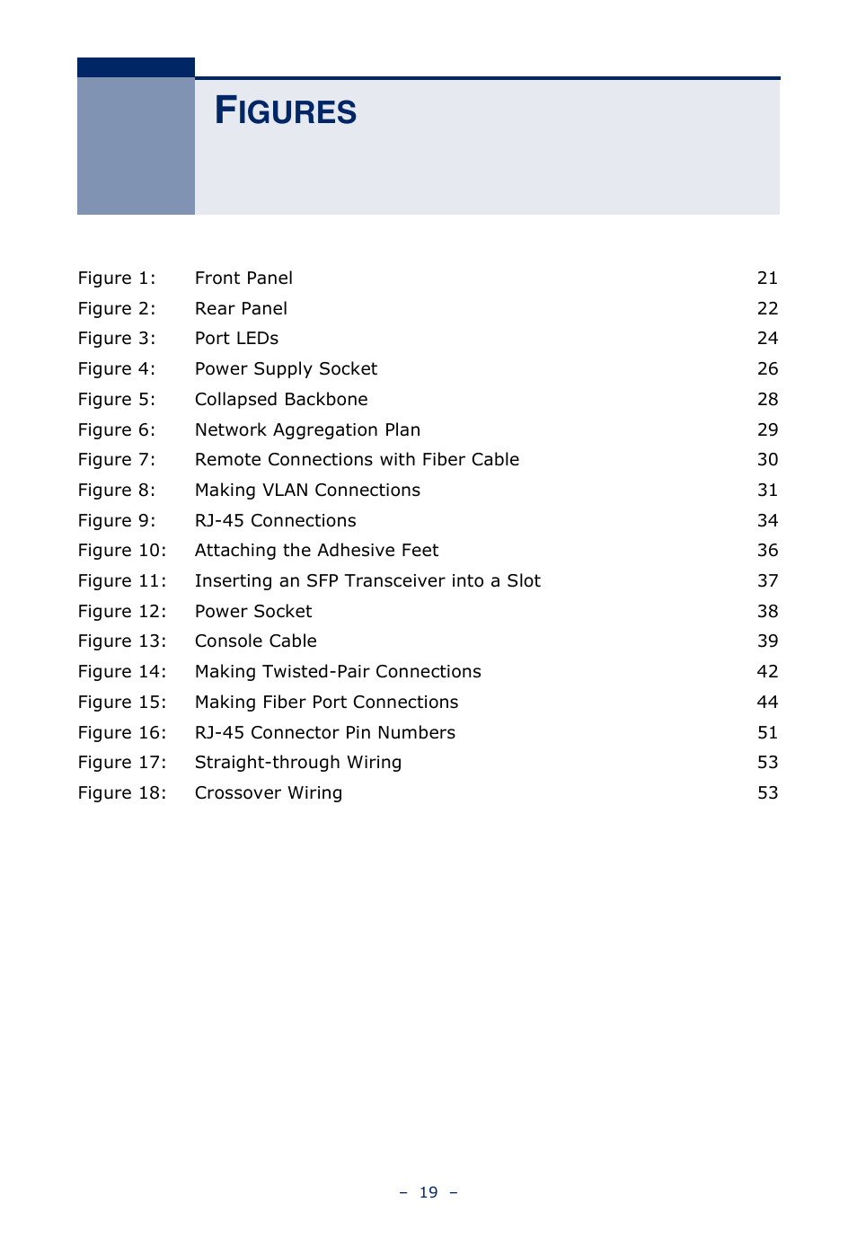 Figures, Igures | Microsens MS453490M Installation User Manual | Page 19 / 70