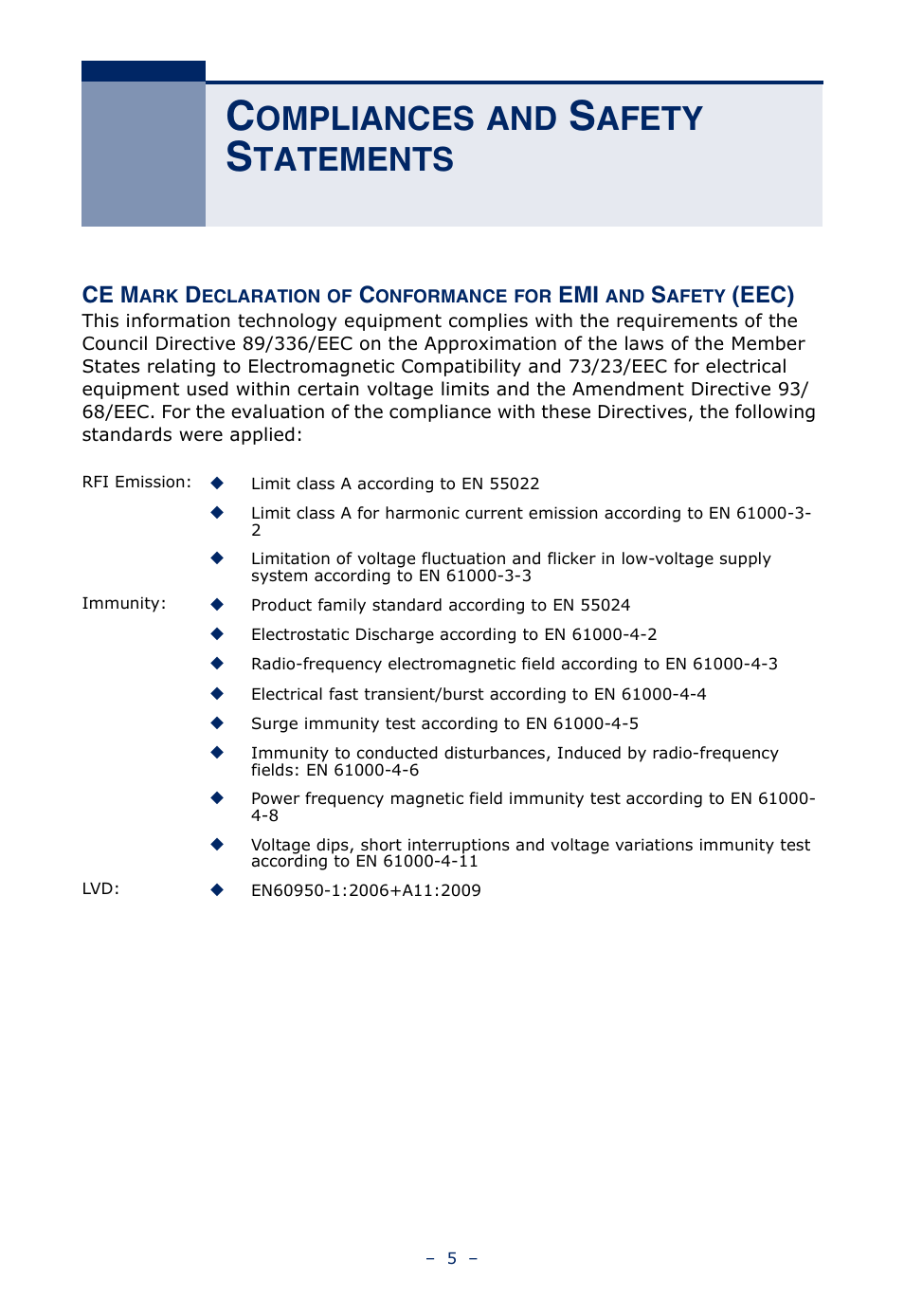Compliances and safety statements, Ompliances, Afety | Tatements | Microsens MS453490M Installation User Manual | Page 5 / 70