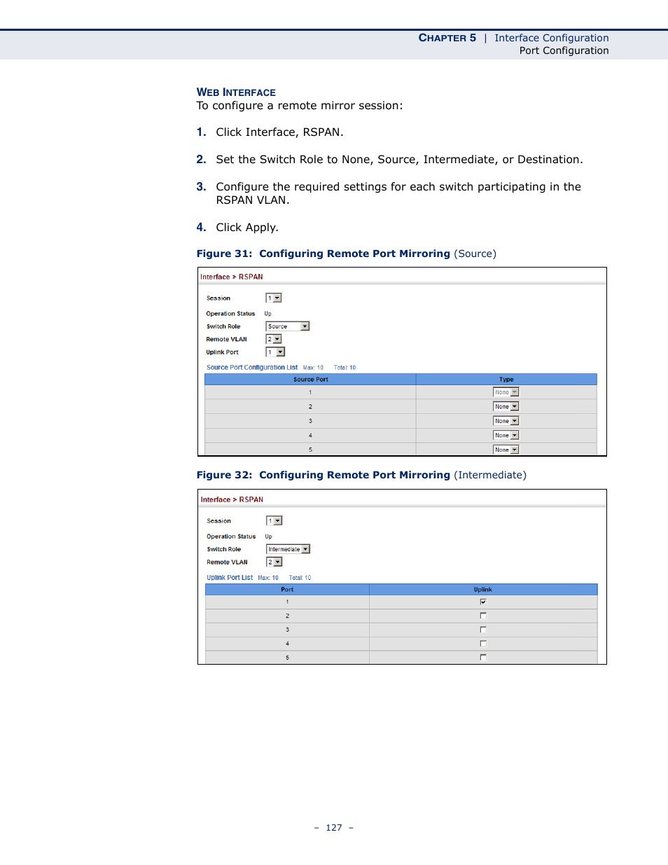 Microsens MS453490M Management Guide User Manual | Page 127 / 984