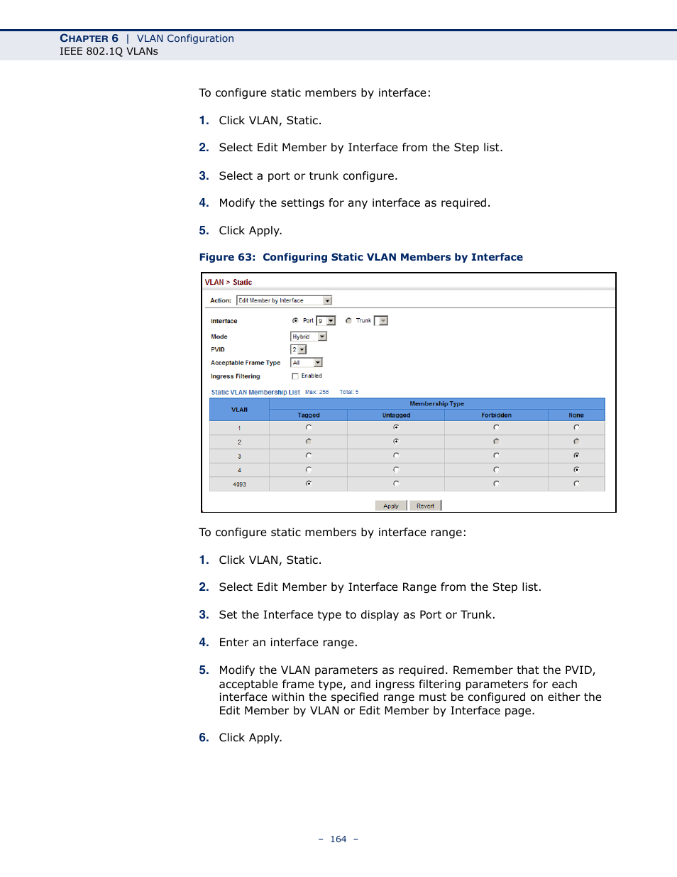 Microsens MS453490M Management Guide User Manual | Page 164 / 984