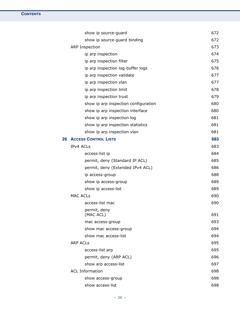 Microsens MS453490M Management Guide User Manual | Page 20 / 984
