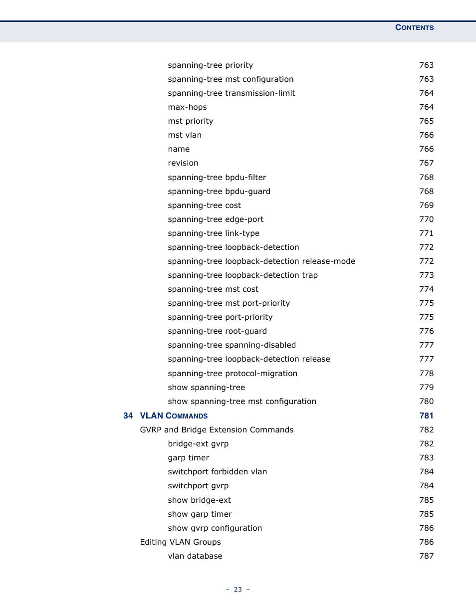 Microsens MS453490M Management Guide User Manual | Page 23 / 984