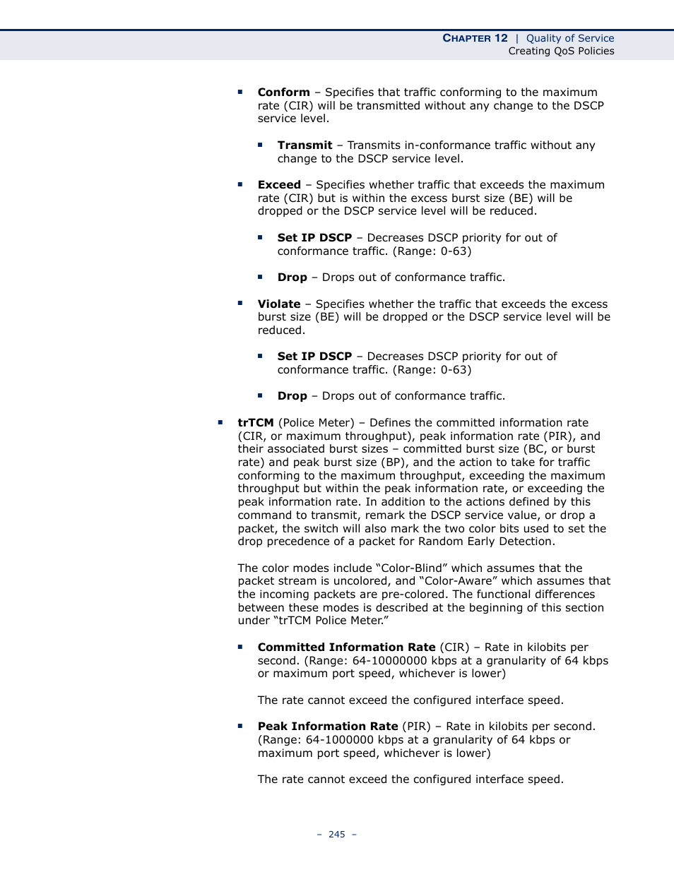 Microsens MS453490M Management Guide User Manual | Page 245 / 984