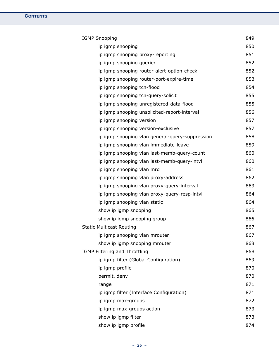 Microsens MS453490M Management Guide User Manual | Page 26 / 984