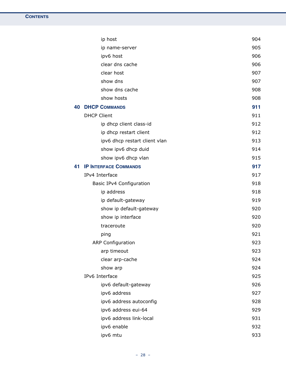Microsens MS453490M Management Guide User Manual | Page 28 / 984