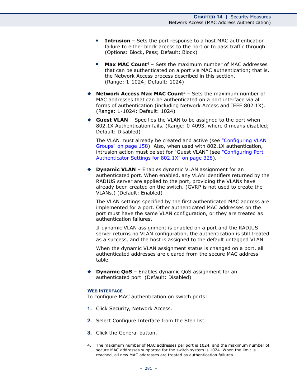 Microsens MS453490M Management Guide User Manual | Page 281 / 984