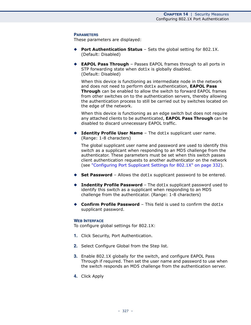 Microsens MS453490M Management Guide User Manual | Page 327 / 984