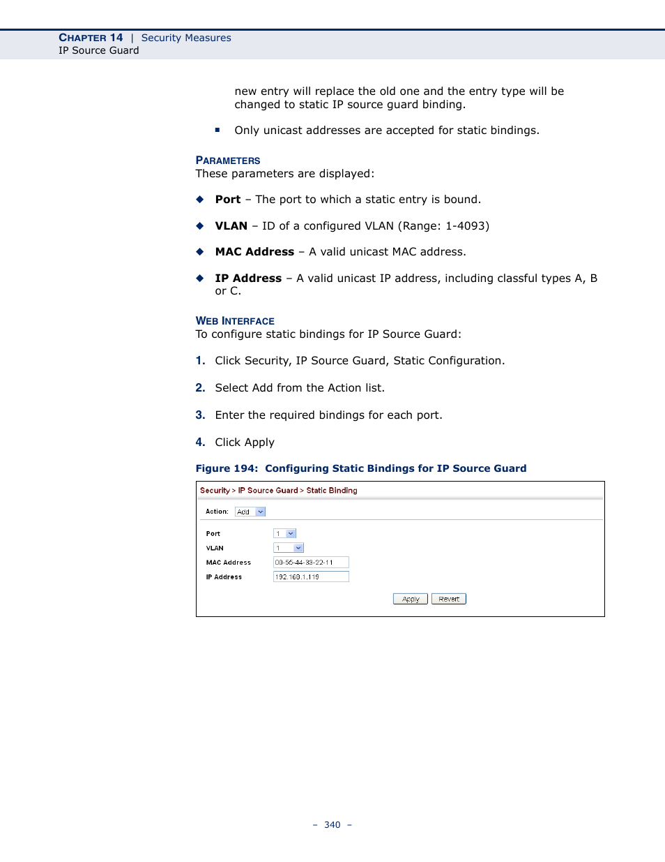 Microsens MS453490M Management Guide User Manual | Page 340 / 984