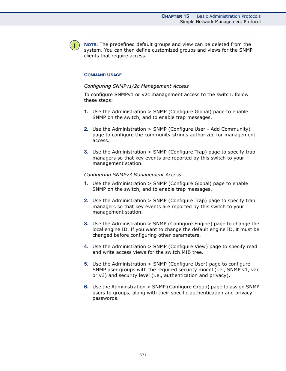 Microsens MS453490M Management Guide User Manual | Page 371 / 984