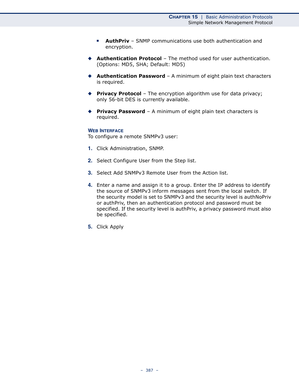 Microsens MS453490M Management Guide User Manual | Page 387 / 984