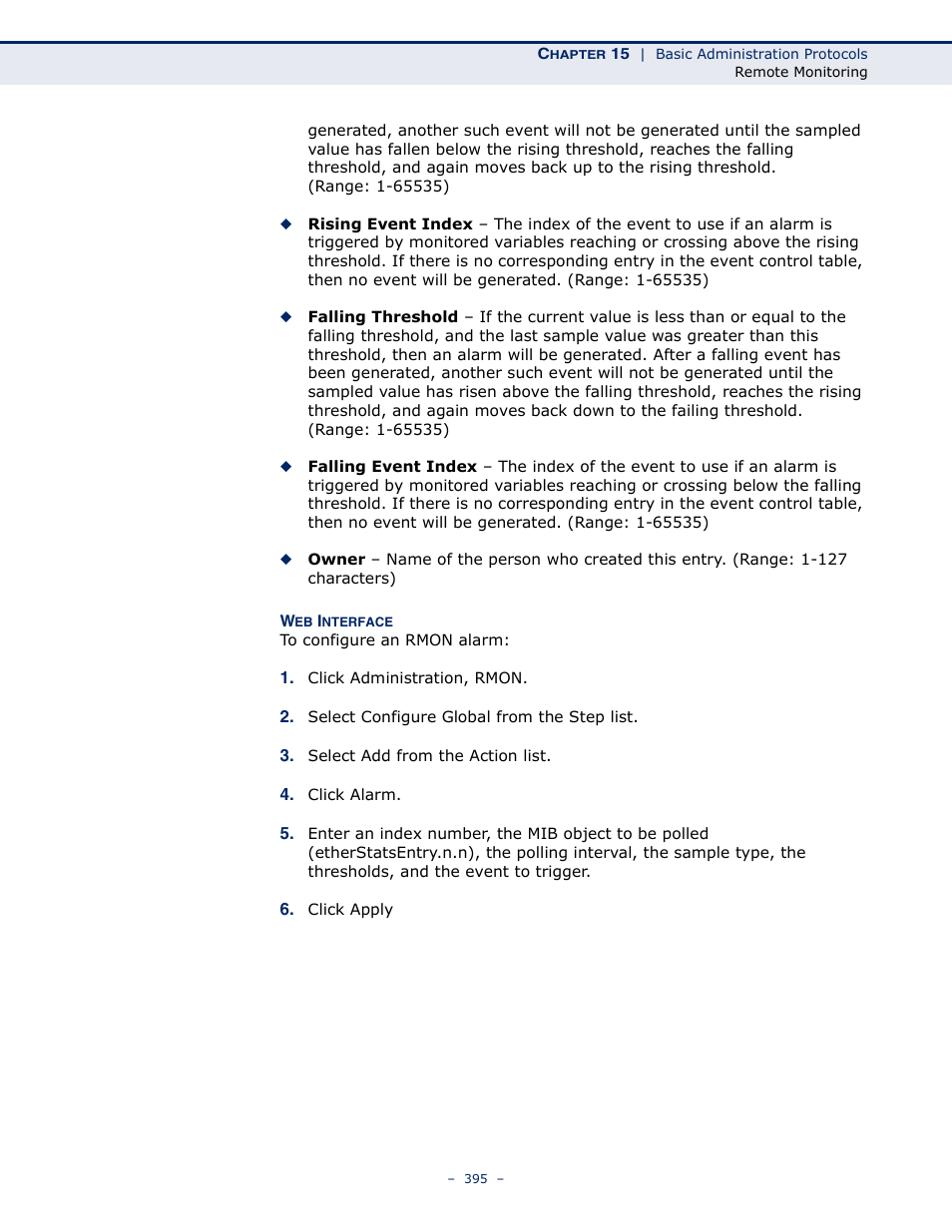 Microsens MS453490M Management Guide User Manual | Page 395 / 984